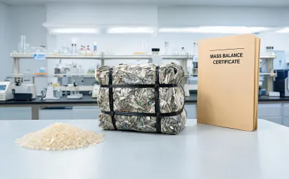 Circular feedstock resin pellets