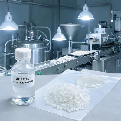 acetone to remove adhesive